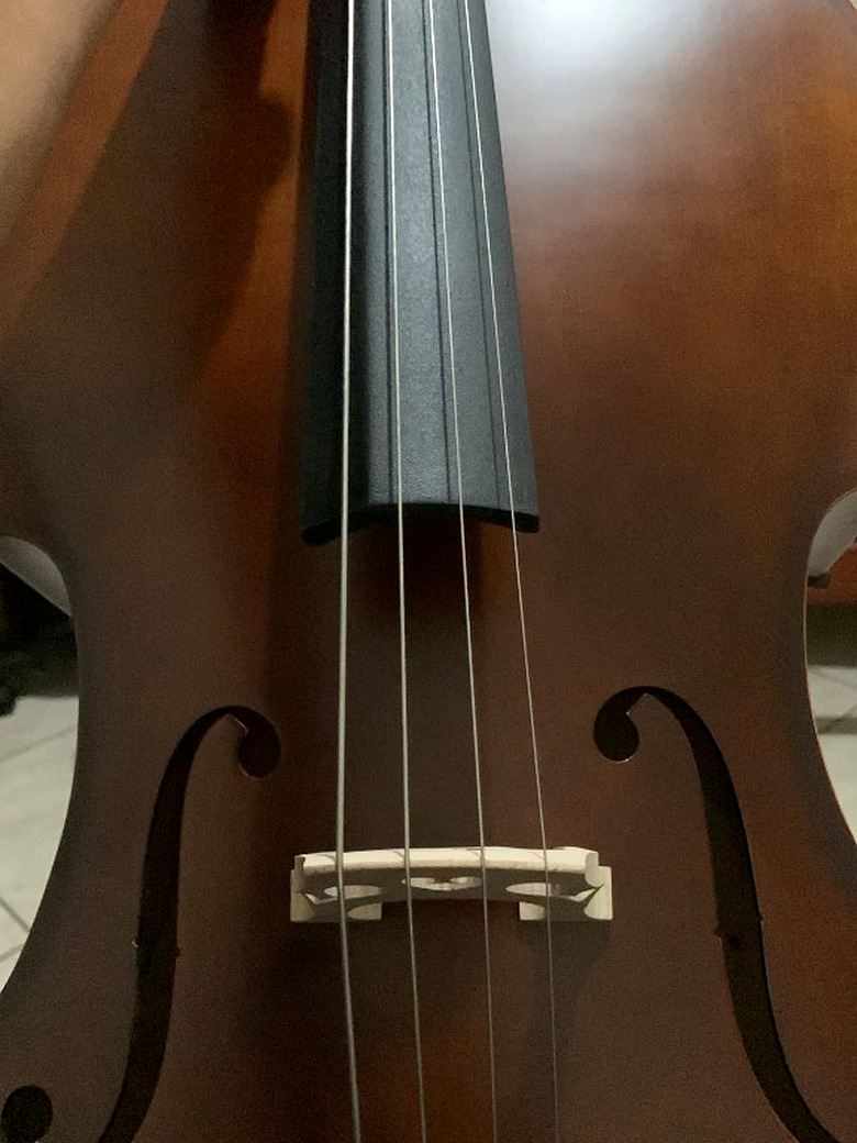 Detalhe do violoncelo